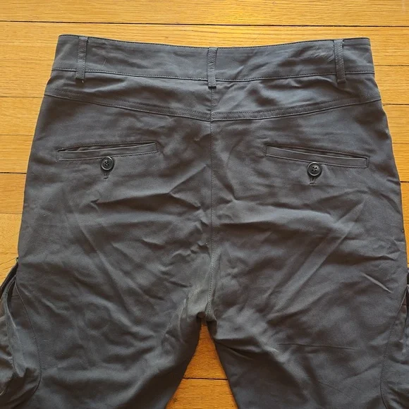 James Jeans, Boyfriend Cargo Military Green Pants, EUC, Women's 26 - Picture 9 of 15